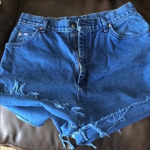 Vintage lee high rise shorts